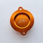 Zeta - Oil Filter Cover - KTM SXF450 13-15, EXCF450/500 12-16 (Orange)