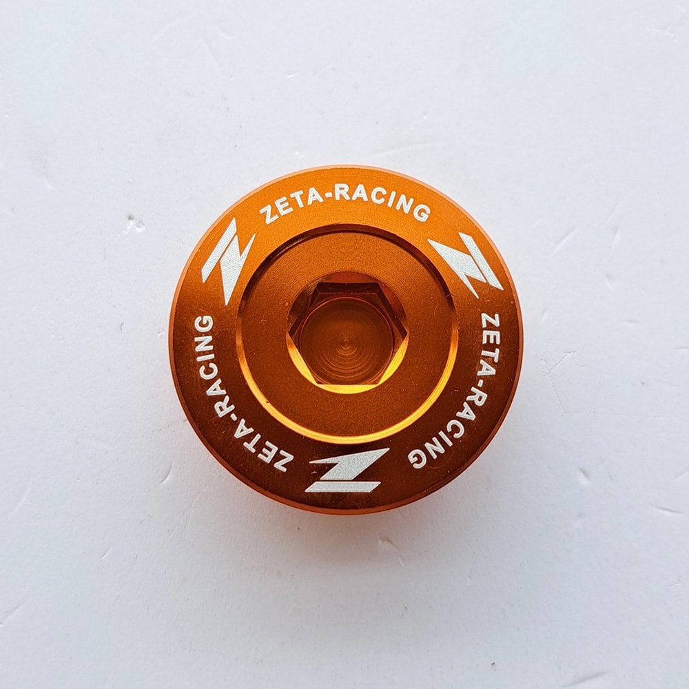 Zeta - Engine Plugs - KTM SXF250/350 11-24, SXF450 07-24, EXCF250/350 12-24, Husqvarna FC250/350 14-24, FE250/350 14-24, FX350 17-24, Gas Gas MCF250 21-24, ECF250/350 21-24, EXF250/350 21-24 (Orange)