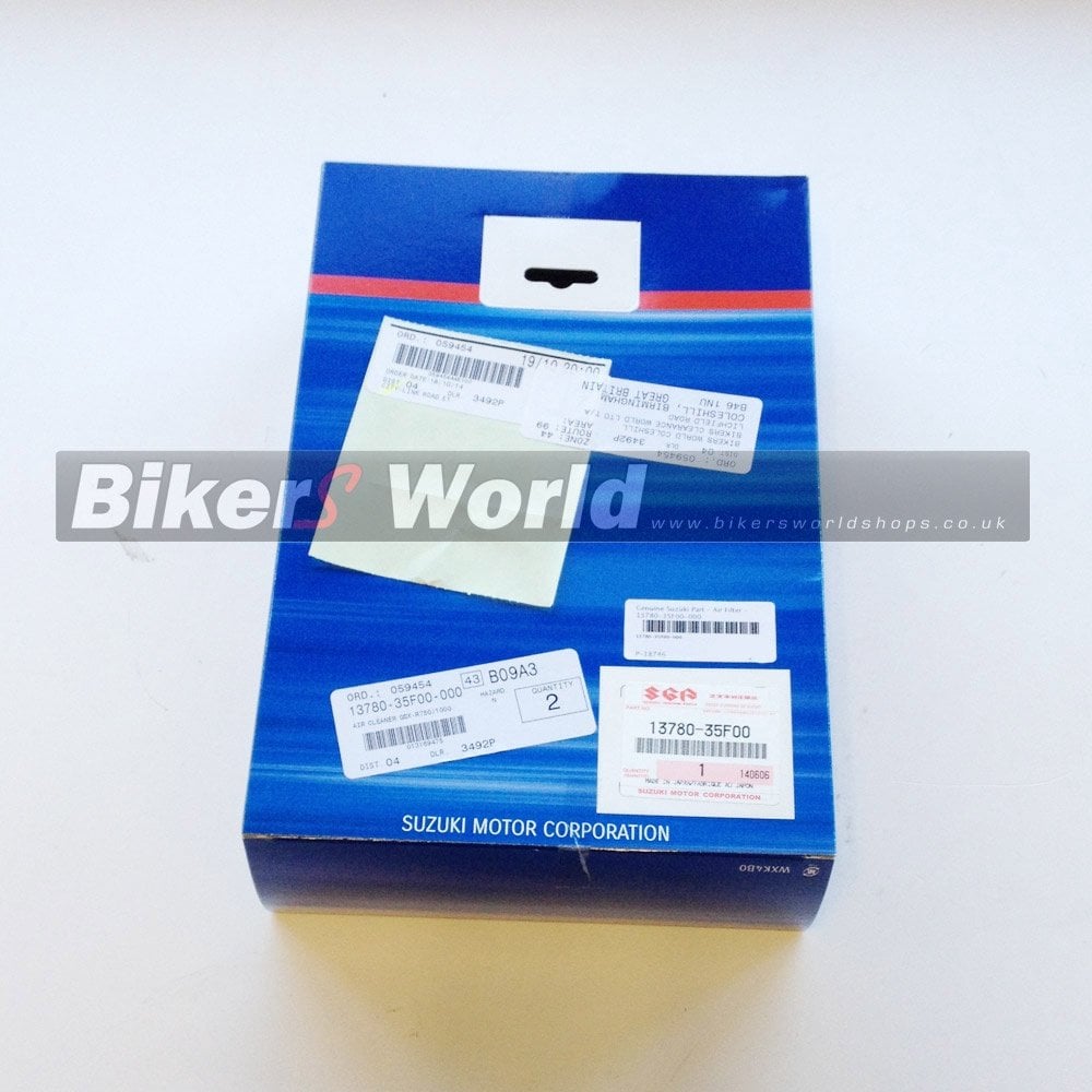Suzuki Genuine Part - Air Filter (GSX-R600 K1-K3, GSX-R750 00-K3, GSX-R1000 K1-K4) - 13780-35F00-000