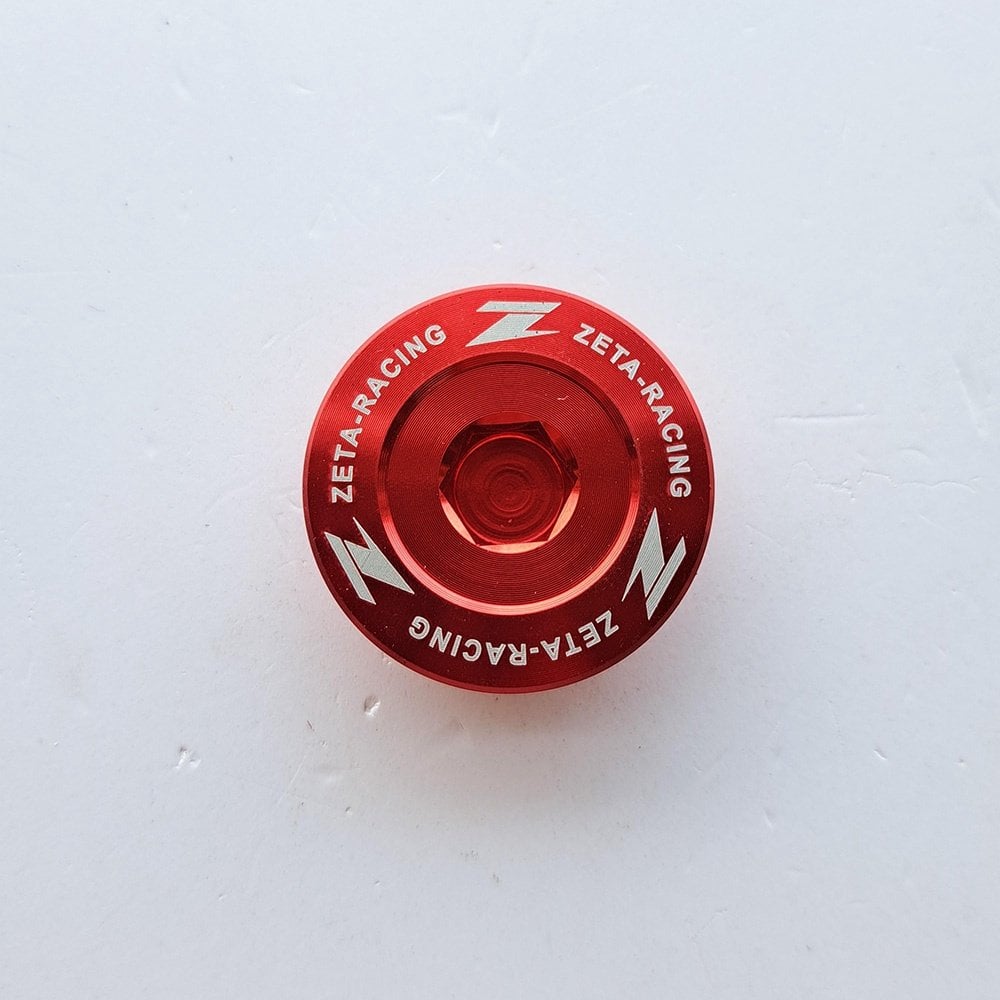 Zeta - Engine Plugs - KTM SXF250/350 11-24, SXF450 07-24, EXCF250/350 12-24, Husqvarna FC250/350 14-24, FE250/350 14-24, FX350 17-24, Gas Gas MCF250 21-24, ECF250/350 21-24, EXF250/350 21-24 (Red)