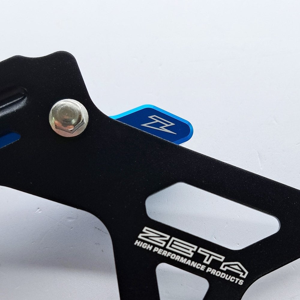 Zeta - Drive Cover w/Case Saver & Roller - Husqvarna TC125 16-22, TE/TX 125-150 17-23 (Black/Blue)
