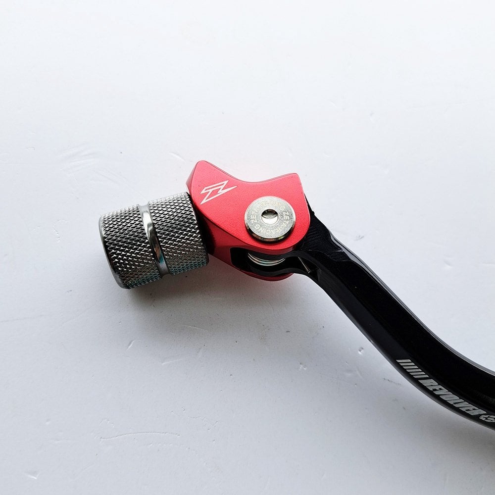 Zeta - Gear Lever - Revolver Adjustable - KXF250 09-24, KXF250XC 21-24 - Black w/Red