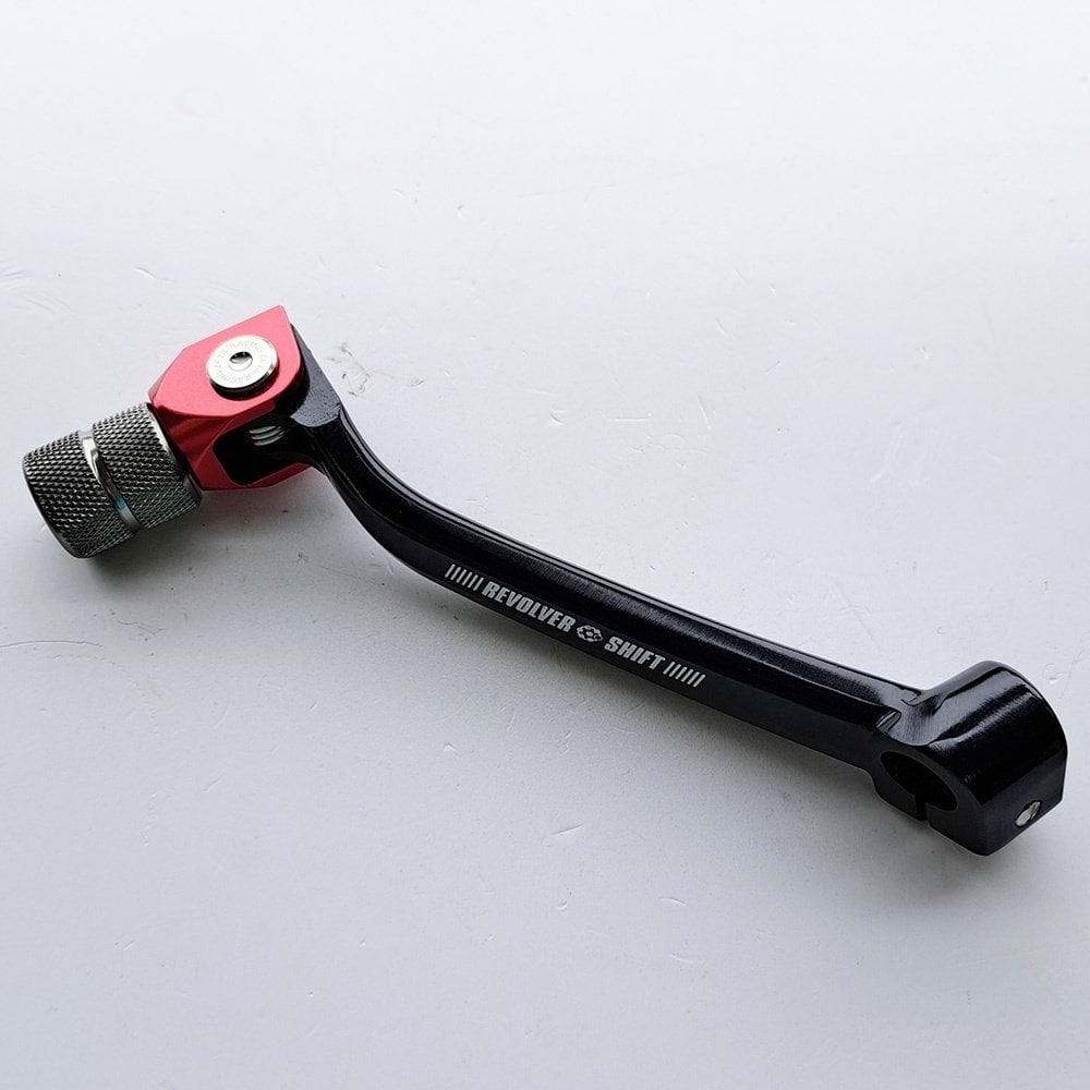 Zeta - Gear Lever - Revolver Adjustable - CRF150 07-24 - Black w/Red