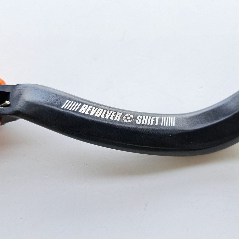 Zeta - Gear Lever - Revolver Adjustable - KTM SX125/150 01-15, SX250 01-16, SXF250/350 13-15 - Black w/Orange