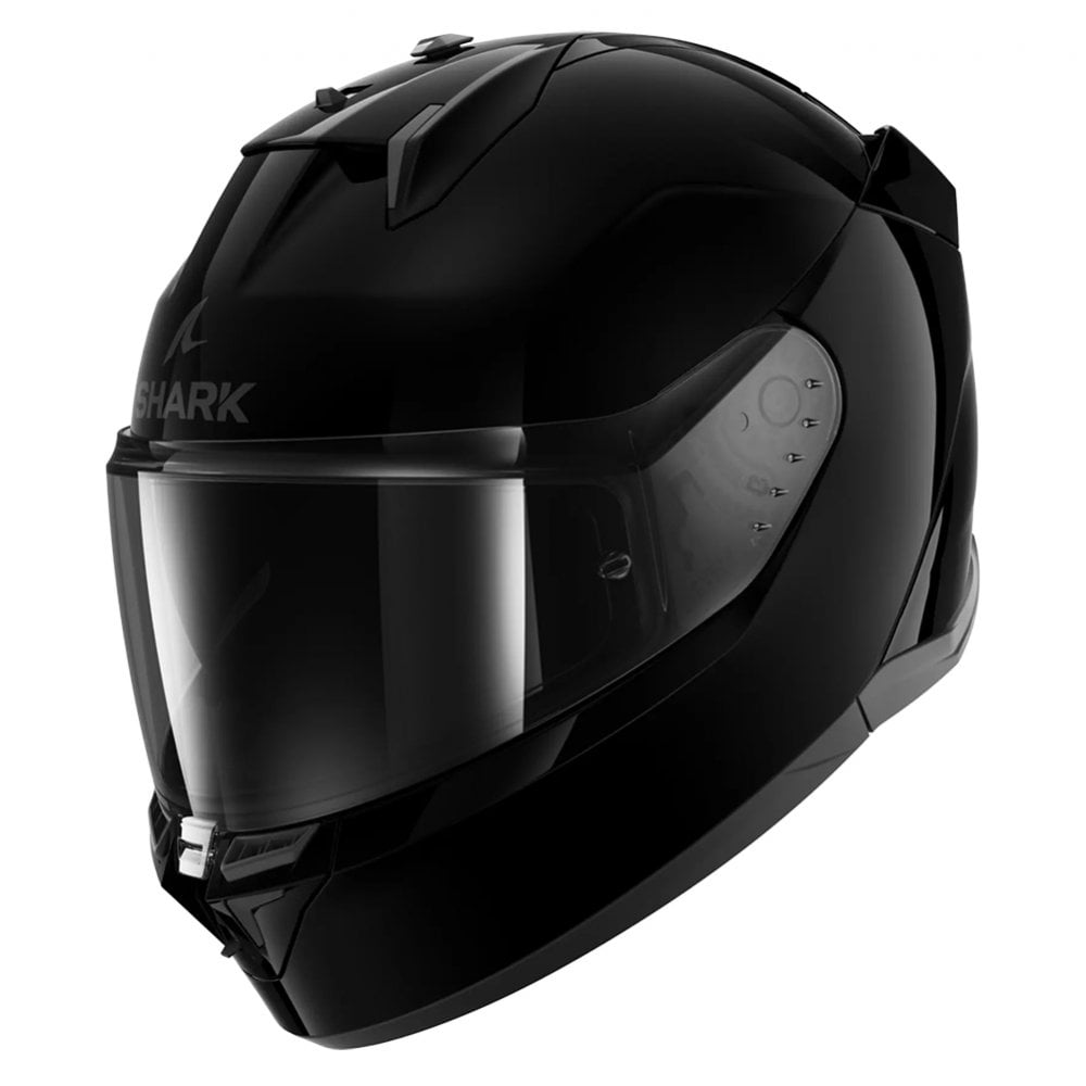 Shark (2025) Helmet - (2206) D-Skwal 3 Blank - Gloss Black