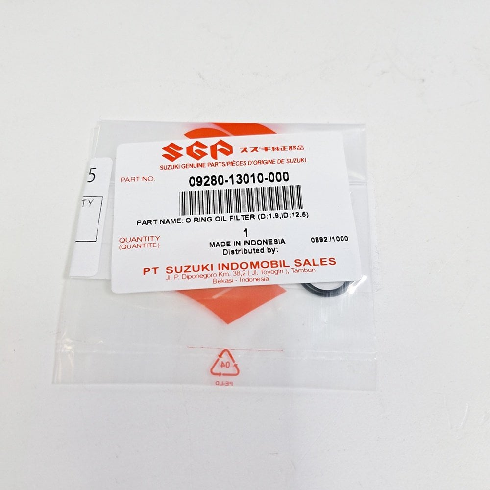 Suzuki Genuine Part - O-Ring, Oil Pump D:1.9 ID:12.5 - 09280-13010-000