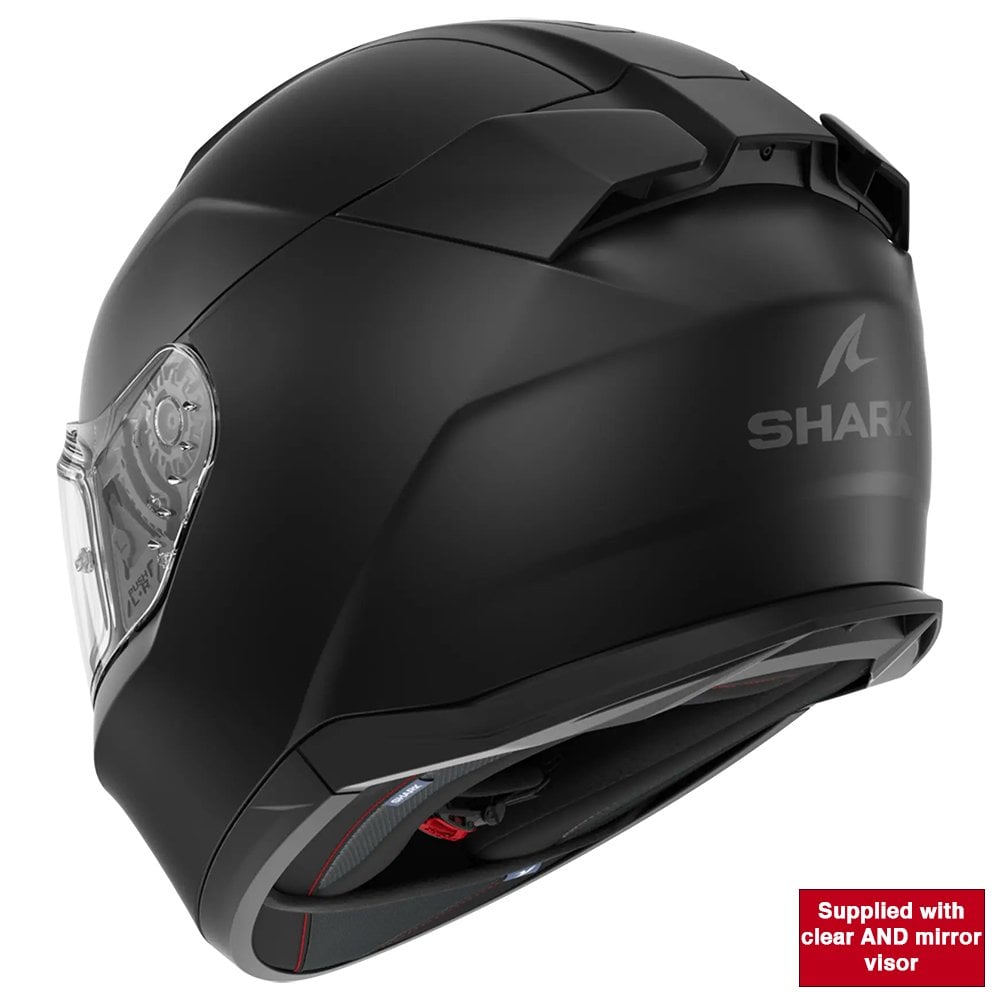 Shark (2025) Helmet - (2206) D-Skwal 3 Dark Shadow - Matt Black