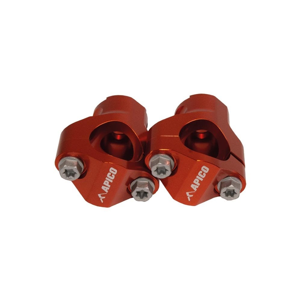Apico - Bar Mounts - Fat Bar/28.6mm - KTM SX50/65 21-24, SX85 15-24, SX/SXF 05-16, EXC/EXCF 05-23, Husqvarna TC50/65 21-24, TC85 15-24, TC/FC 05-16, TE/FE 05-23, Gas Gas MC50-85 21-24, EC/ECF/EX/EXF 125-450 21-23, Beta RR 125-520 10-24