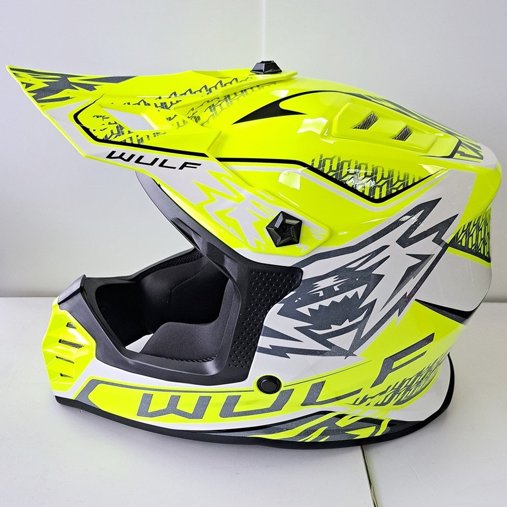 Wulfsport (MX25) Helmet - Youth - AIR-X - Fluo Yellow