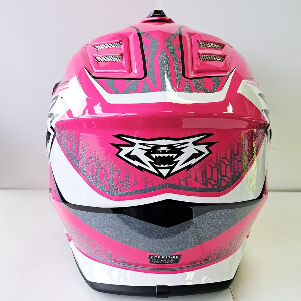 Wulfsport (MX27) Helmet - Youth - AIR-X - Fluo Pink