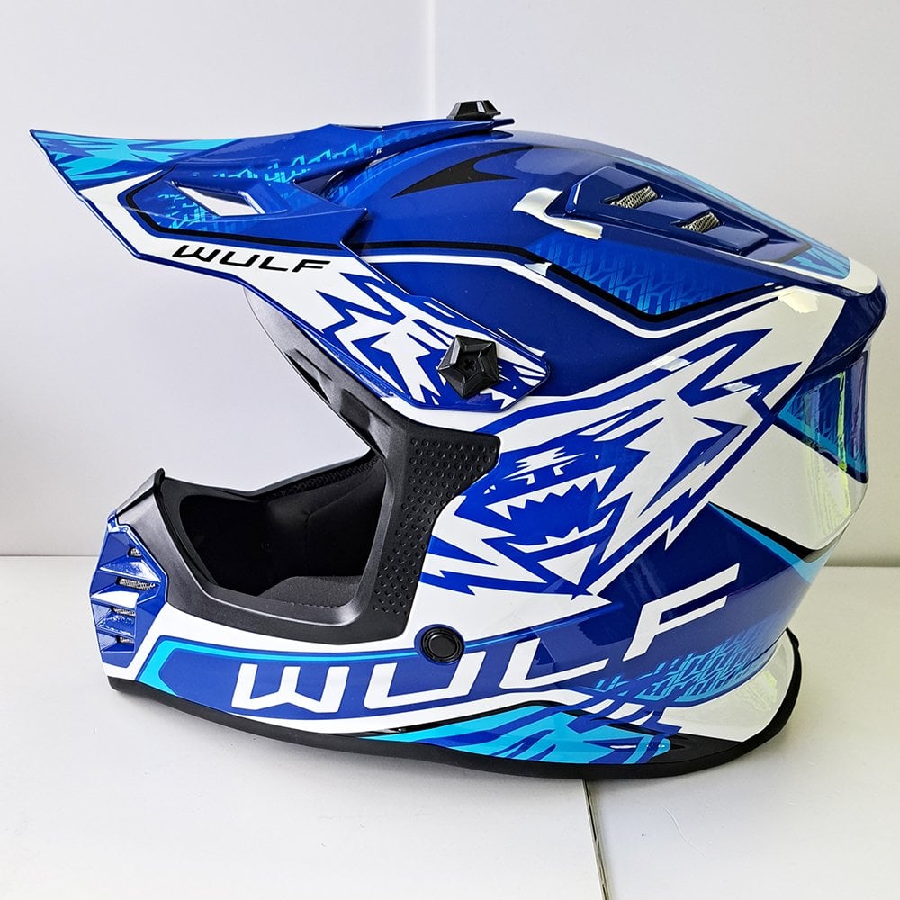 Wulfsport (MX27) Helmet - Youth - AIR-X - Blue