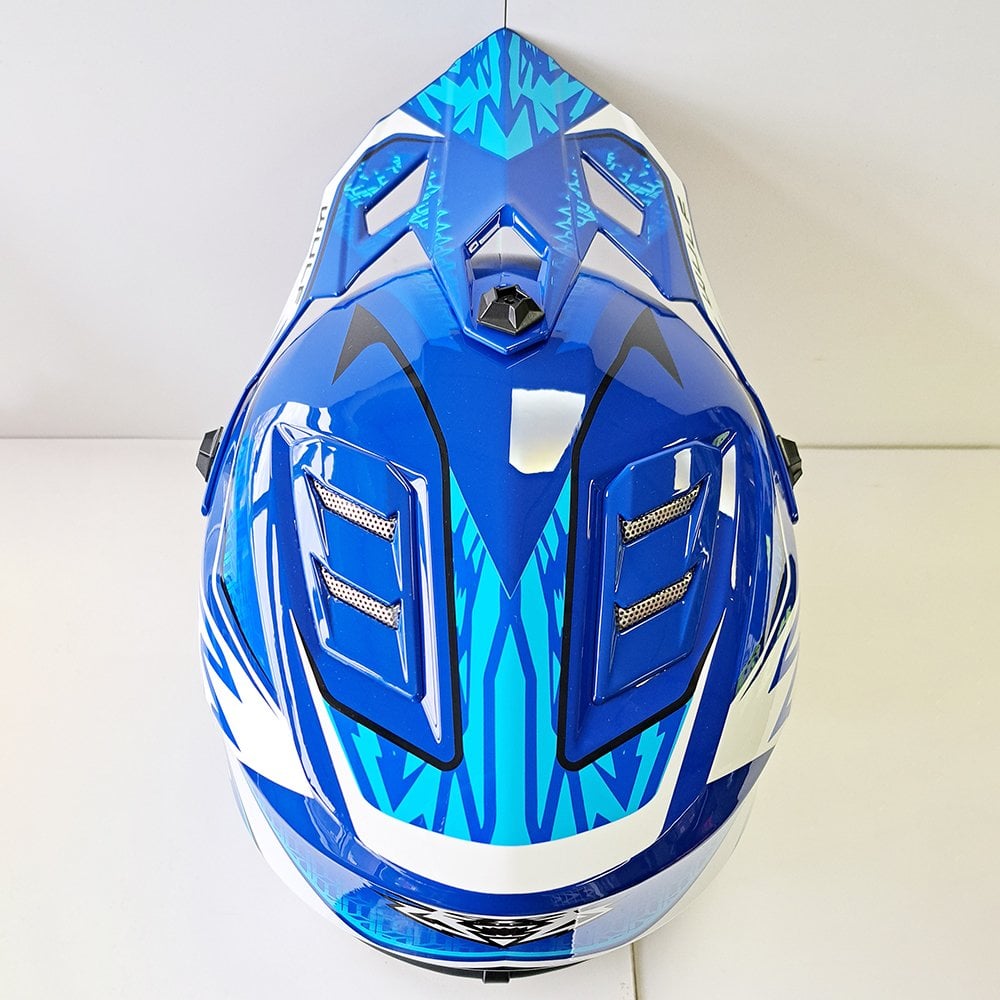 Wulfsport (MX27) Helmet - Youth - AIR-X - Blue