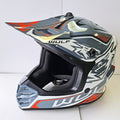 Wulfsport Youth AIR-X MX Helmet (Grey/Orange)