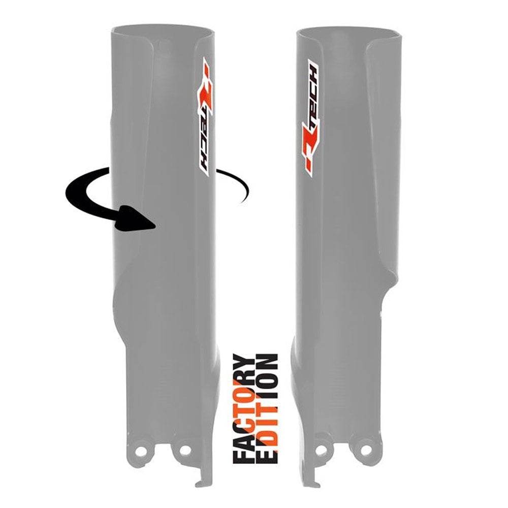 RaceTech - Fork Guards - FULL-WRAP - KTM SX/SXF 125-450 23-26, EXC/EXCF 125-450 24-26, Husqvarna TC/FC 125-450 23-26, TE/FE 125-450 24-26