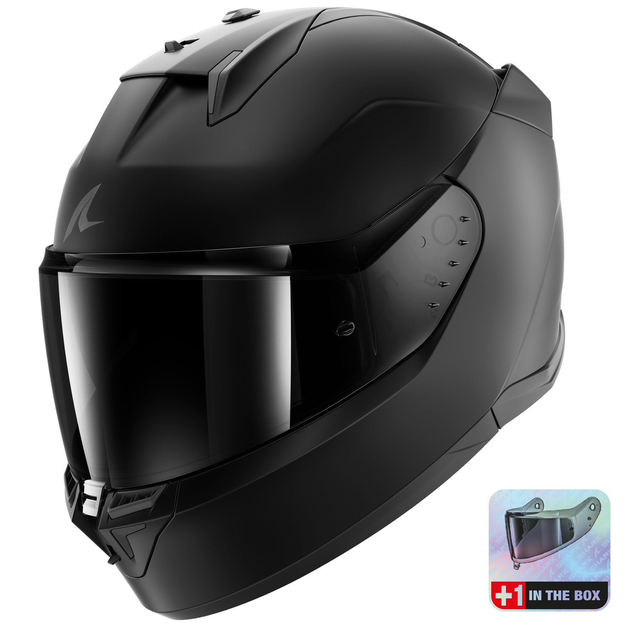 Shark (2025) Helmet - (2206) D-Skwal 3 Dark Shadow - Matt Black