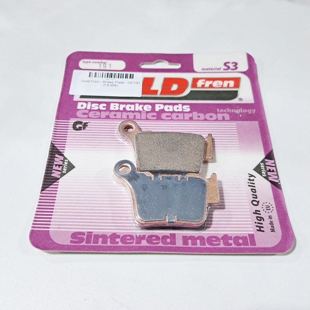Gold Fren - Brake Pads - GF191 (FA368)