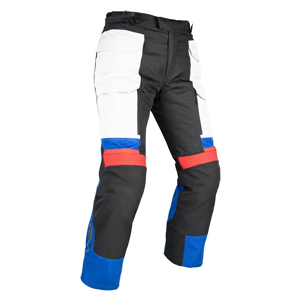 Oxford (SALE) Motorcycle Textile Pant - Rockland (Arctic/Black/Red) *Regular Leg*