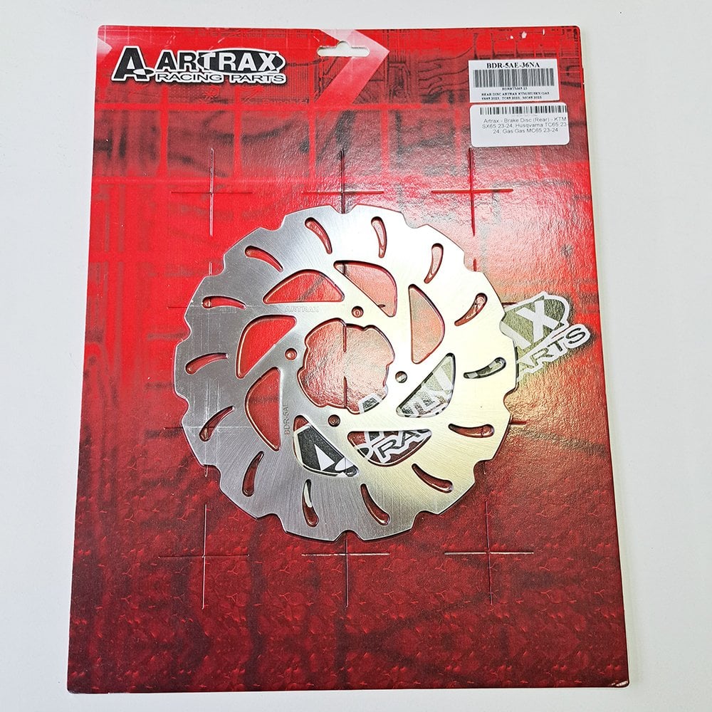 Artrax - Brake Disc (Rear) - KTM SX65 23-26, Husqvarna TC65 23-26, Gas Gas MC65 23-26