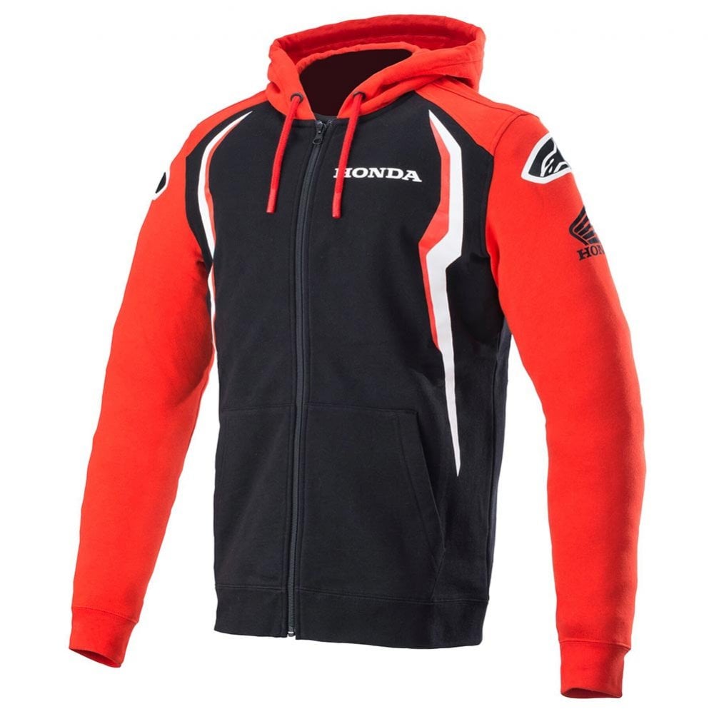 Alpinestars (Honda) Casual Hoodie Zip - Honda (Red/Black)