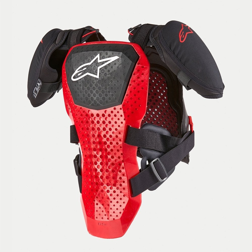 Alpinestars Youth MX | MTB Chest Armour - A-5S V2 (Black/White/Red)