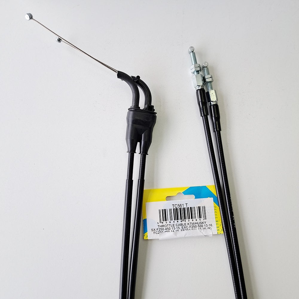 Apico - Cable - Throttle - KTM SXF 250-450 13-15, EXCF 250-500 13-16, FREERIDE 350 13-17, Husqvarna FC 250-450 14-15, FE 250-501 14-16, Husaberg FE 250-501 13-14