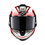 Alpinestars (2026) Helmet - Supertech R10 TEAM (Black Carbon/Red/White Gloss)