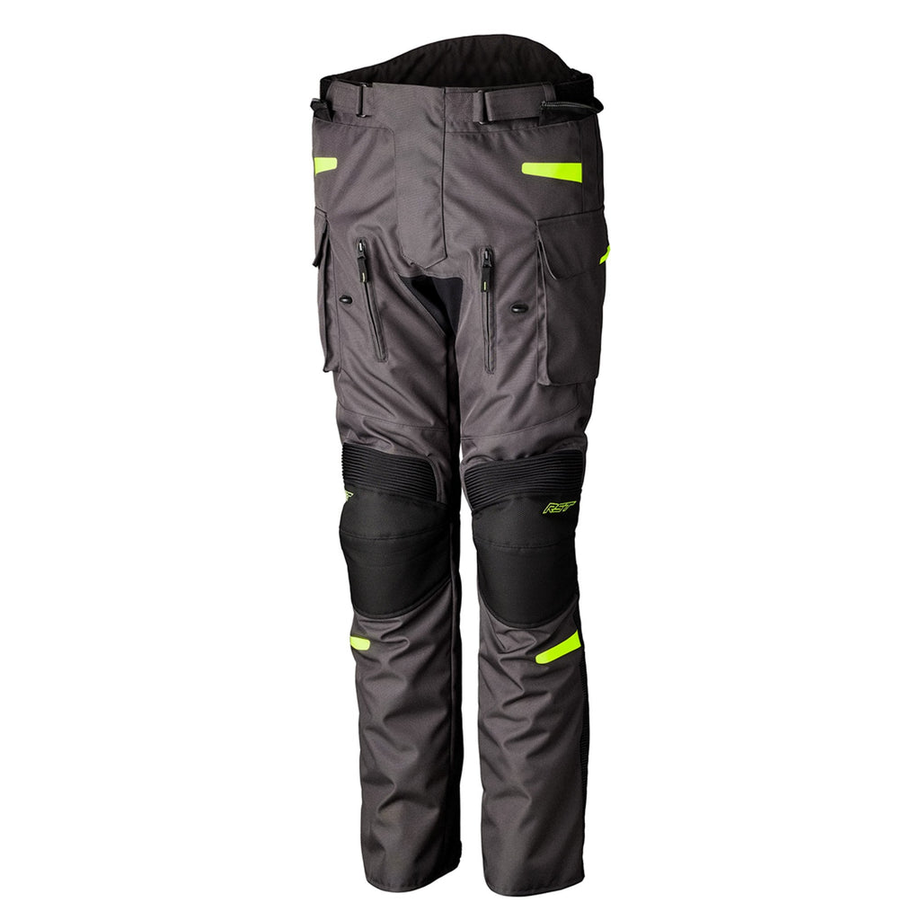 RST Motorcycle Adventure Textile Pant - Endurance CE (Graphite/Flo Yellow)