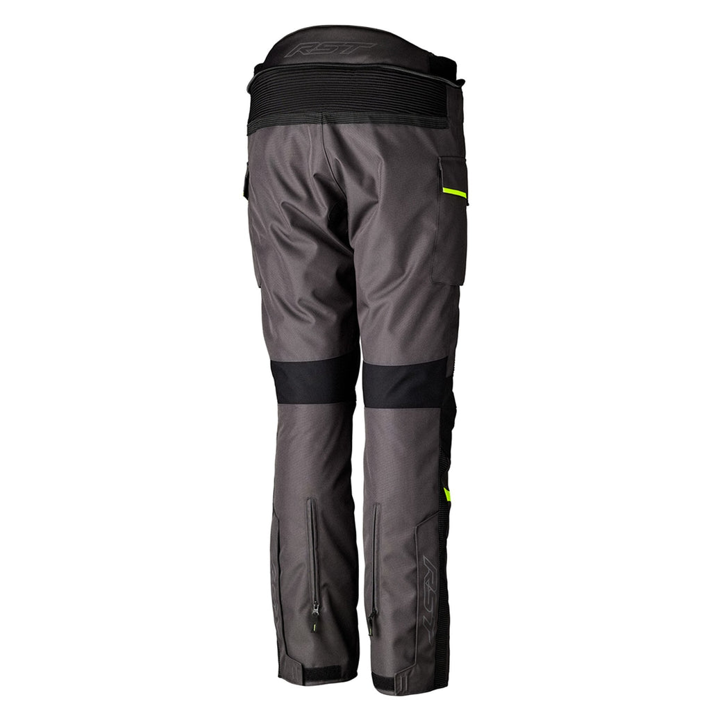 RST Motorcycle Adventure Textile Pant - Endurance CE (Graphite/Flo Yellow)