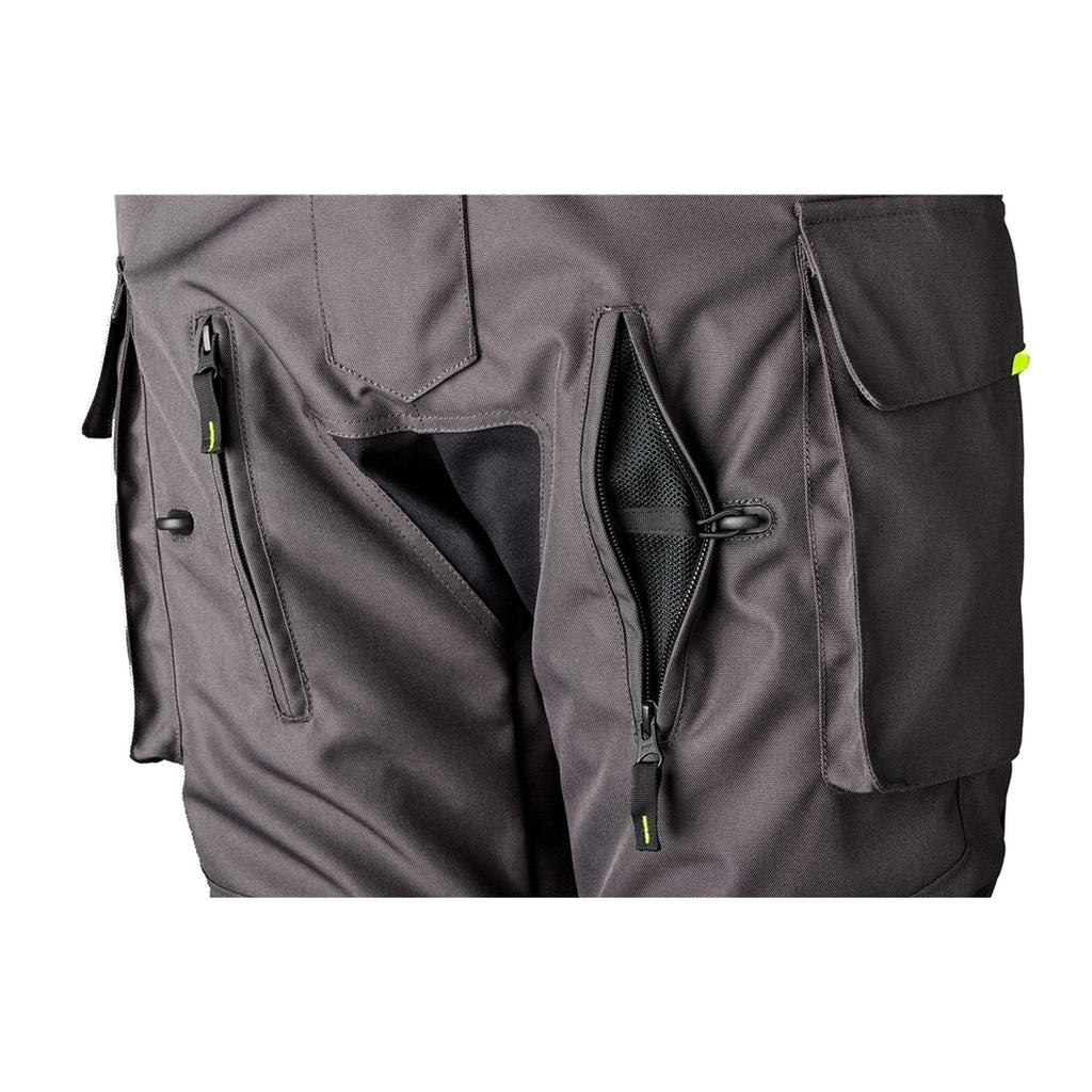 RST Motorcycle Adventure Textile Pant - Endurance CE (Graphite/Flo Yellow)