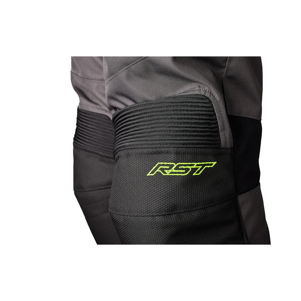 RST Motorcycle Adventure Textile Pant - Endurance CE (Graphite/Flo Yellow)