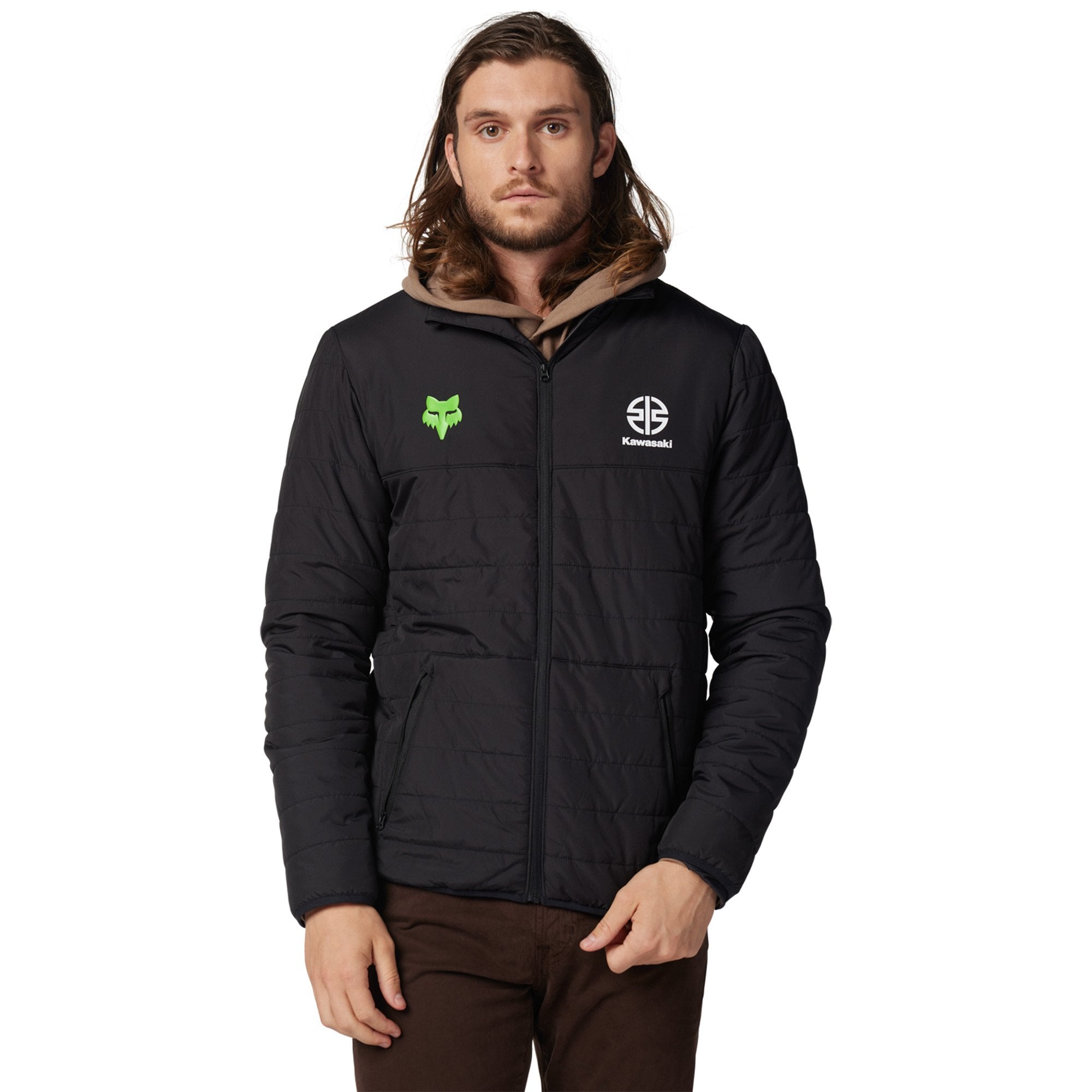 Fox (SALE) Jacket - HOWELL x KAWASAKI (Black)