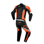 Alpinestars Missile V2 WARD Motorcycle Leather Suit 1pc (Black/Red Fluo/White)