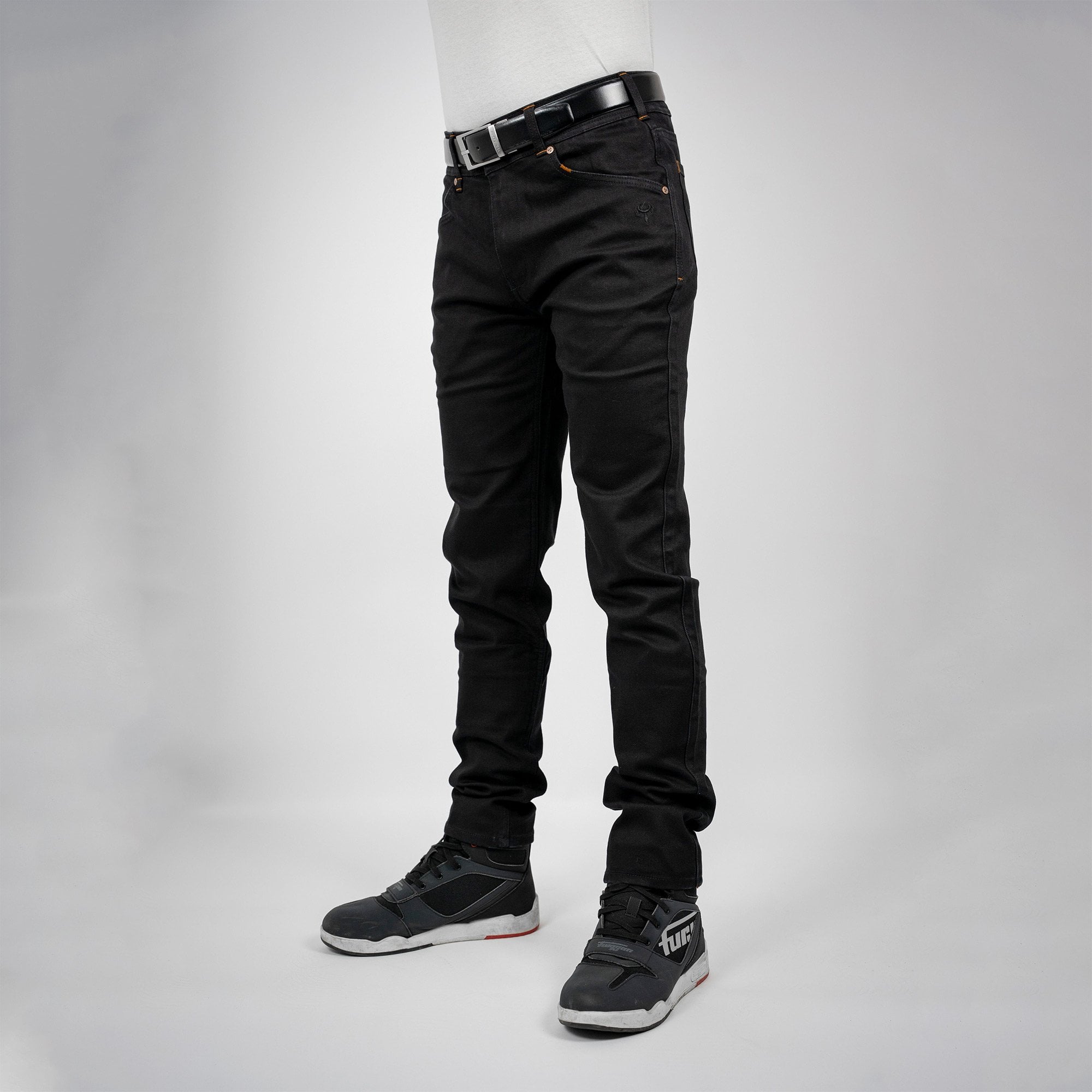 Bull-It Trojan (AA) SLIM Jeans (Black) - Regular Leg