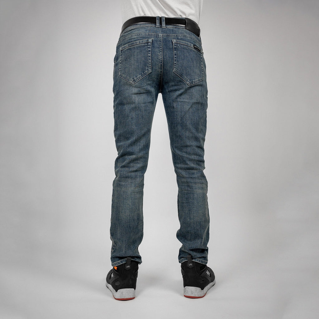 Bull-It Ajax (AA) STRAIGHT Jeans (Steel Blue) - Short