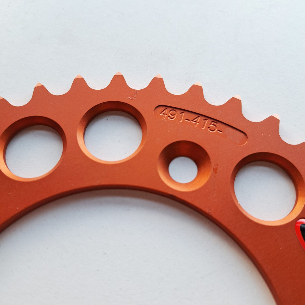 Renthal Rear Sprocket Ultralight 491U-415 - KTM SX50 14-26, Husqvarna TC50 17-26, Gas Gas MC50 21-26
