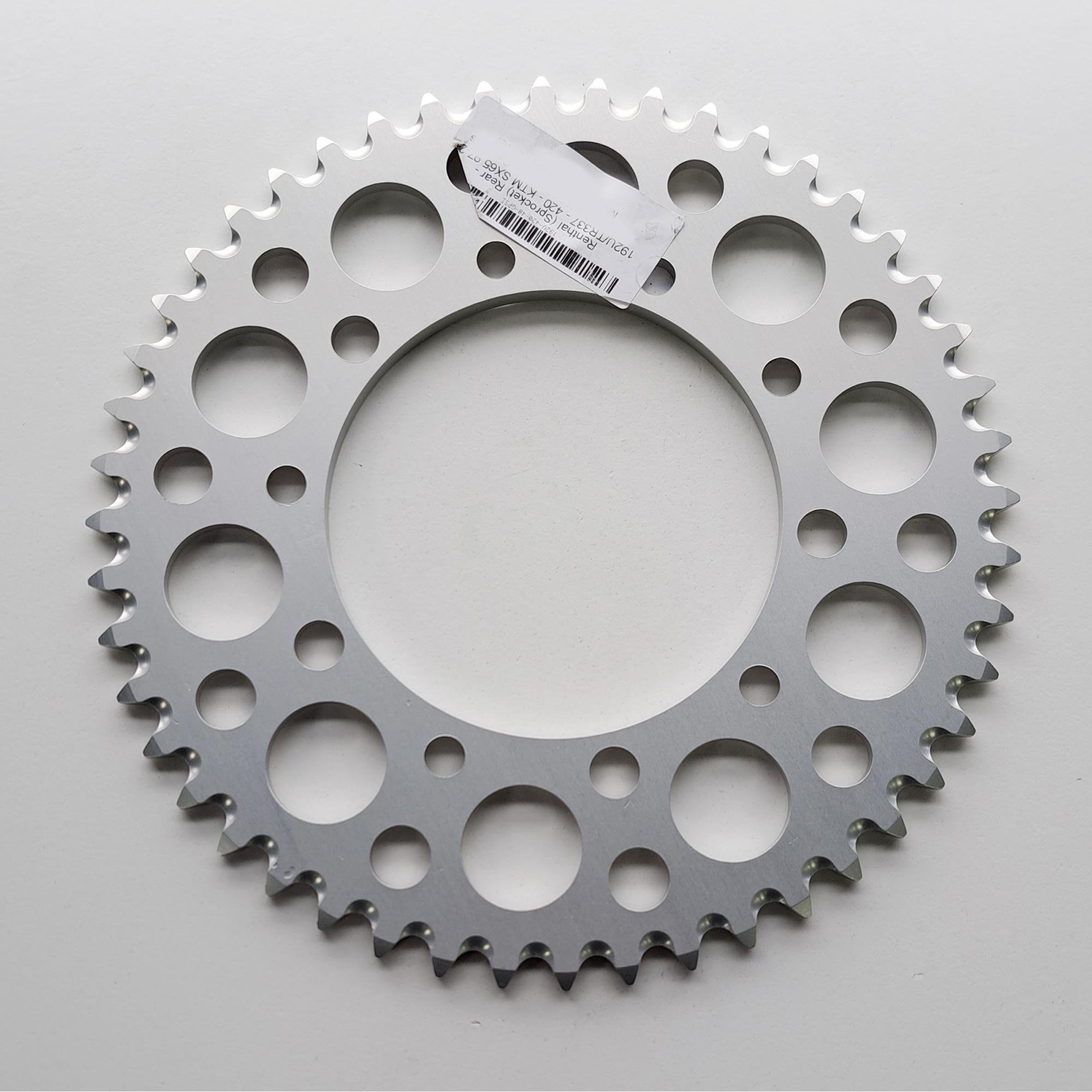 Renthal Rear Sprocket Ultralight 192U-420 - KTM SX65 97-24, Husqvarna TC65 17-24, Gas Gas MC65 21-24