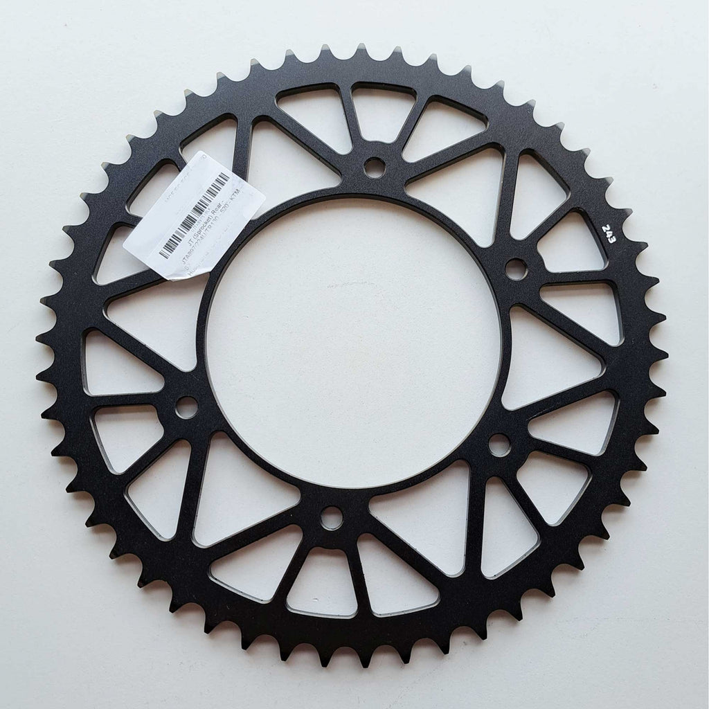 JT - Sprocket - Rear - JTA897/224U/TR130 - 520 - KTM 125-530 90-27, Husqvarna 125-501 14-27, Gas Gas 125-450 21-27, Triumph 250/450 24-27, STARK - Black