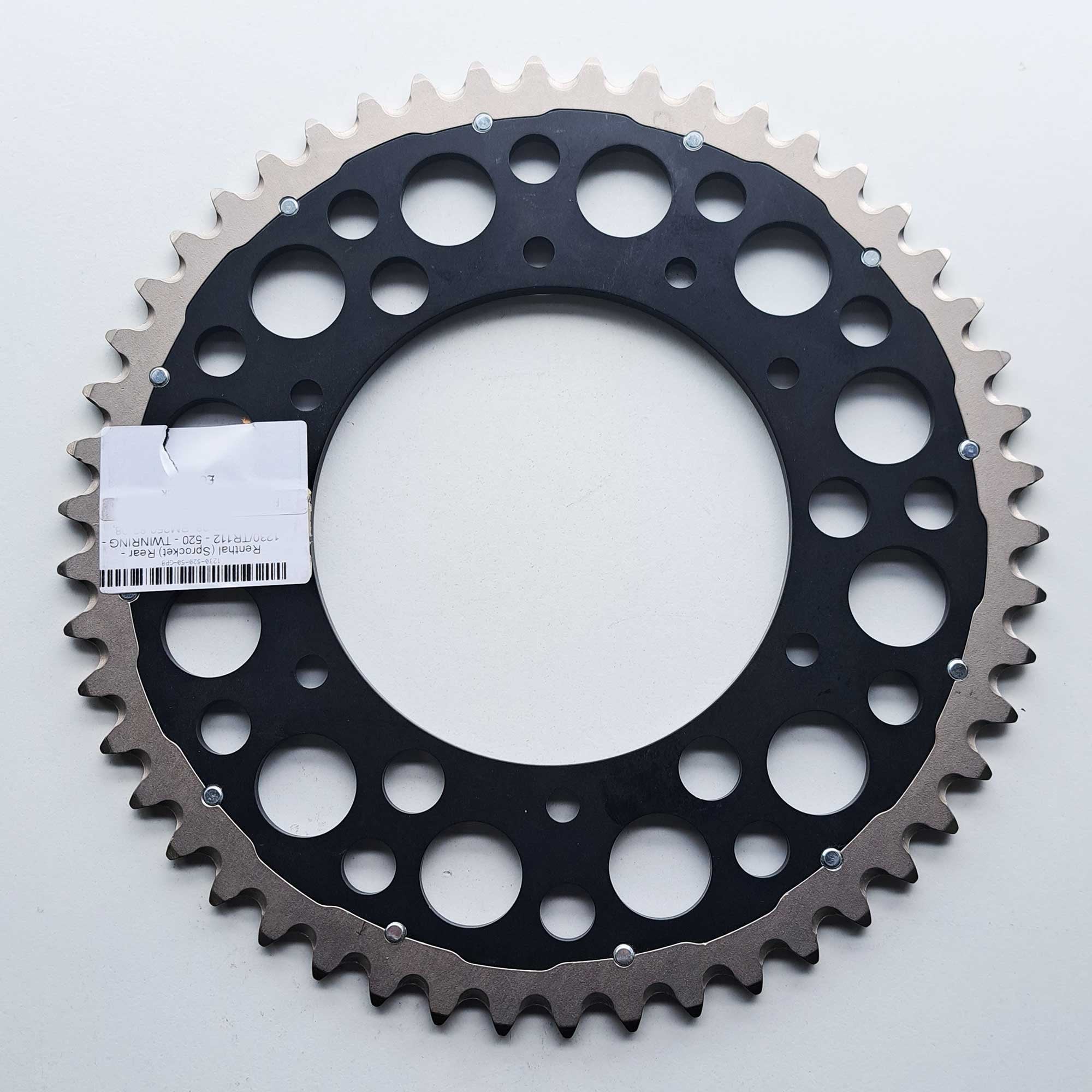 Renthal Rear Sprocket Twinring 1230-520 - RM125 86-08, RM250 82-08, RMZ250 07-26, RMZ450 05-26
