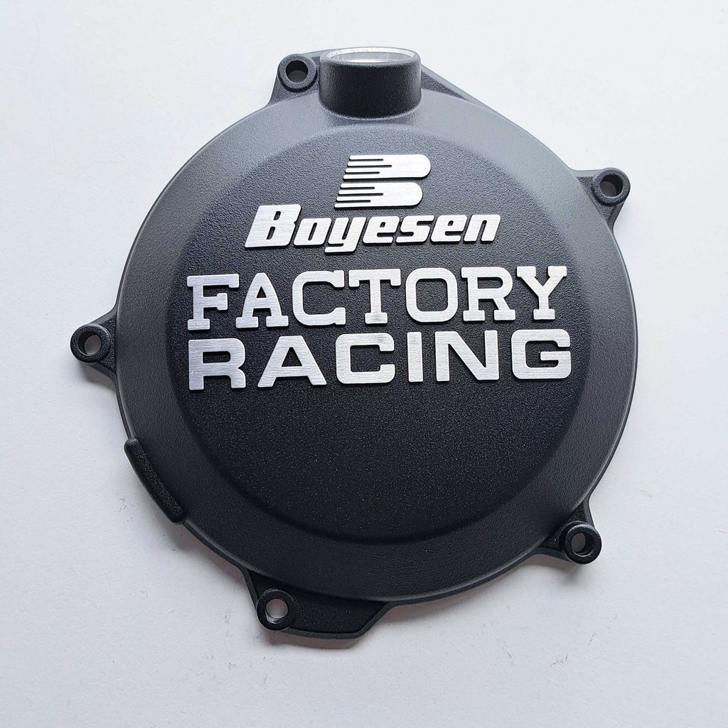 Boyesen - Clutch Cover - KTM SX/SXF 250-450 23-26, EXC/EXCF 250-500 24-26, Husqvarna TC/FC 250-450 23-26, TE/FE 250-501 24-26, Gas Gas MC/MCF 250-450 24-26, EC/ECF 250-500 24-26, EX/EXF 250-450 24-26