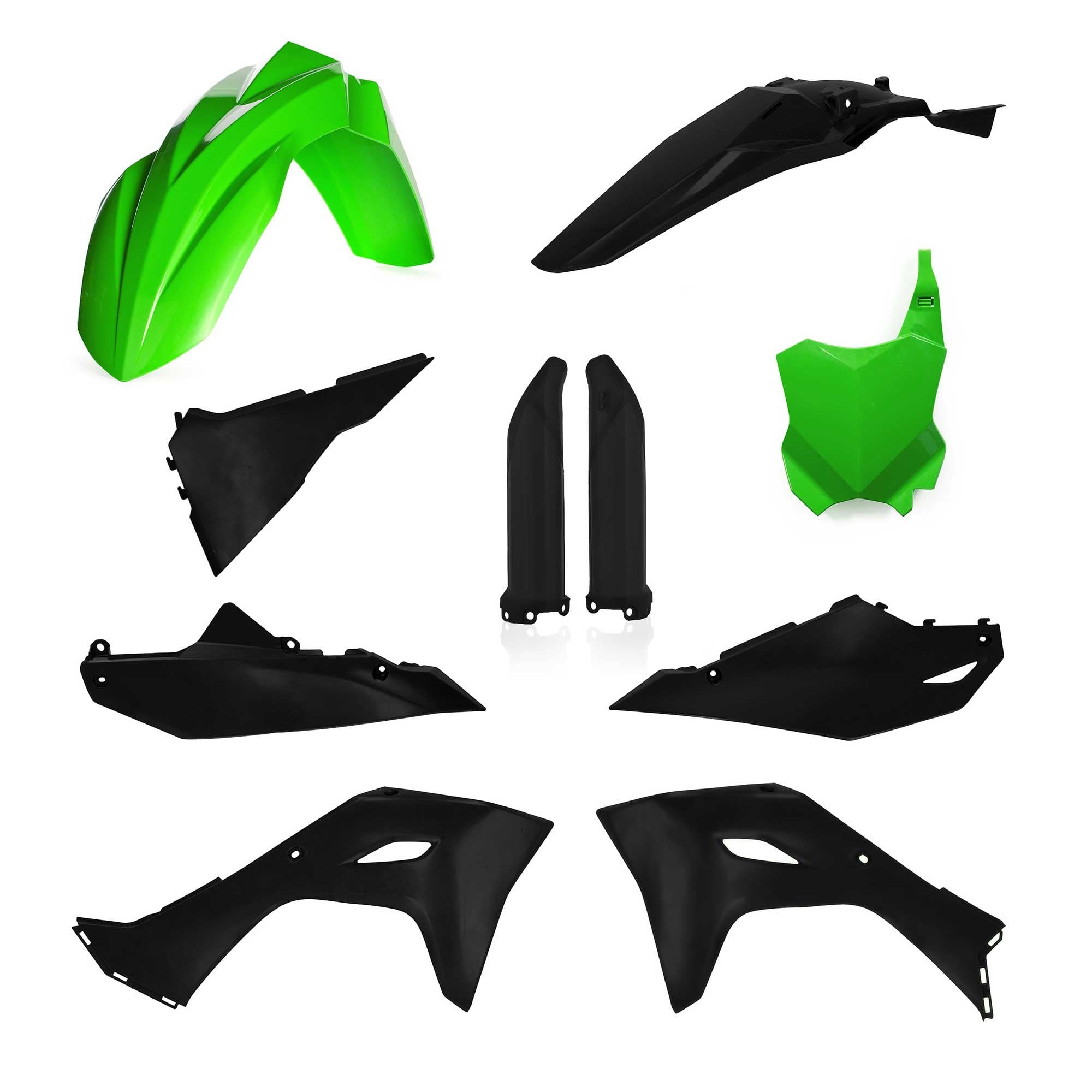 Acerbis - Full Plastics Kit - KXF250 25-26, KXF450 24-26, KXF450XC 24 ...