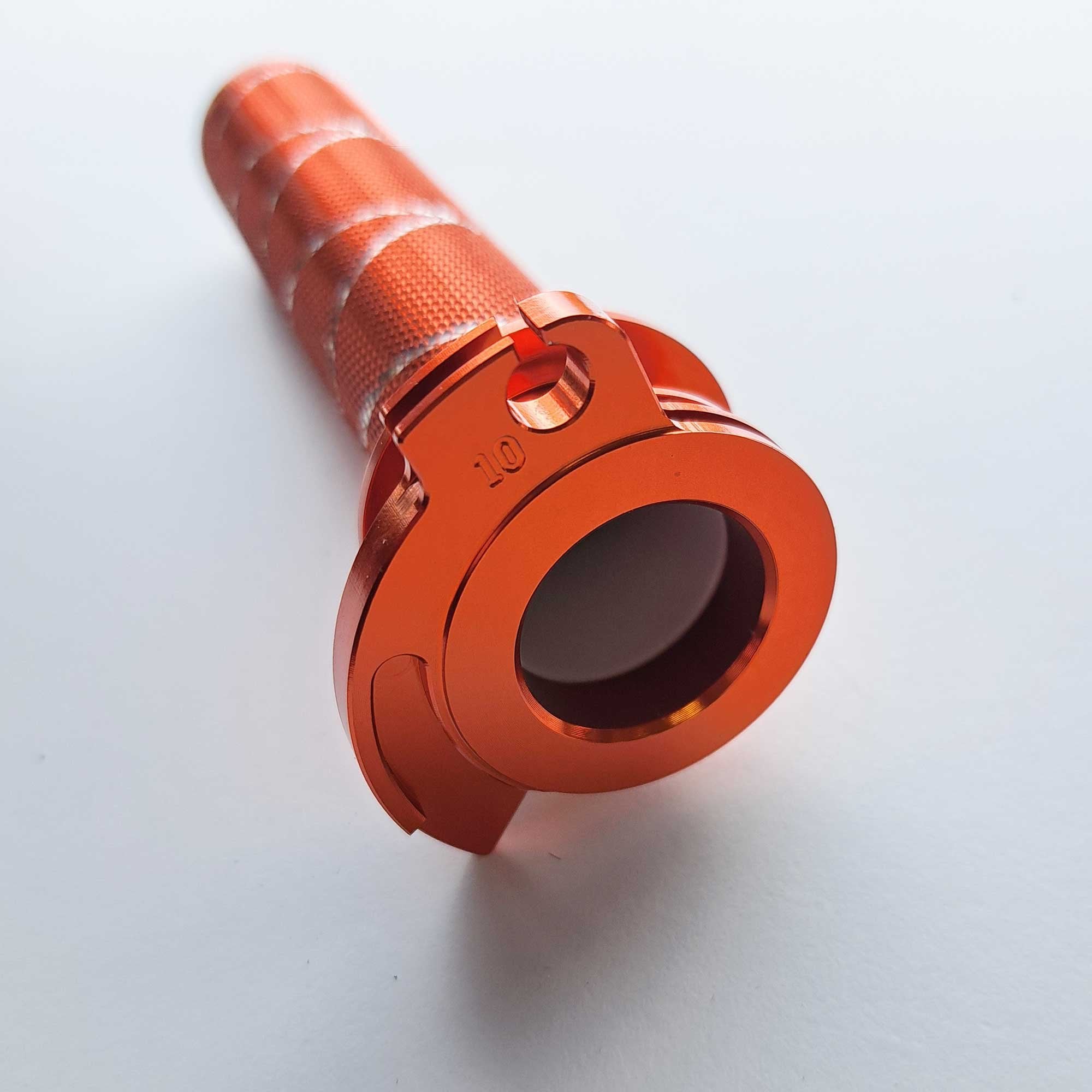 Apico - Throttle Tube - Aluminium w/Bearing - KTM SX50 12-20, SX65 02-20, Husqvarna TC50 17-20, TC65 17-20 - Orange