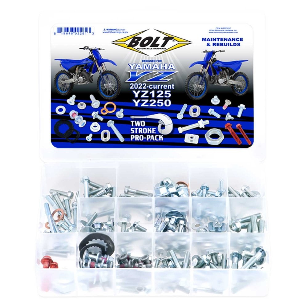 Bolt Hardware - Track Pack Fastener Kit - PRO - YZ125/250 22-26, YZ125/250X 23-26
