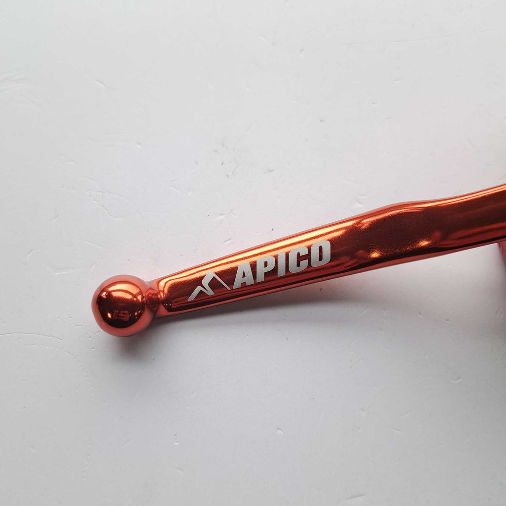 Apico - Front Brake Lever - LEB59 - Elite - KTM SX/SXF/EXC/EXCF 14-27, Husqvarna TC/FC 14-27, TE/FE 125-501 14-18  & 25-27, Gas Gas MC/MCF/EX/EXF 21-23, KXF450 24-27, STARK, Triumph, Sherco SE-R/F 15-27, TM 19-24