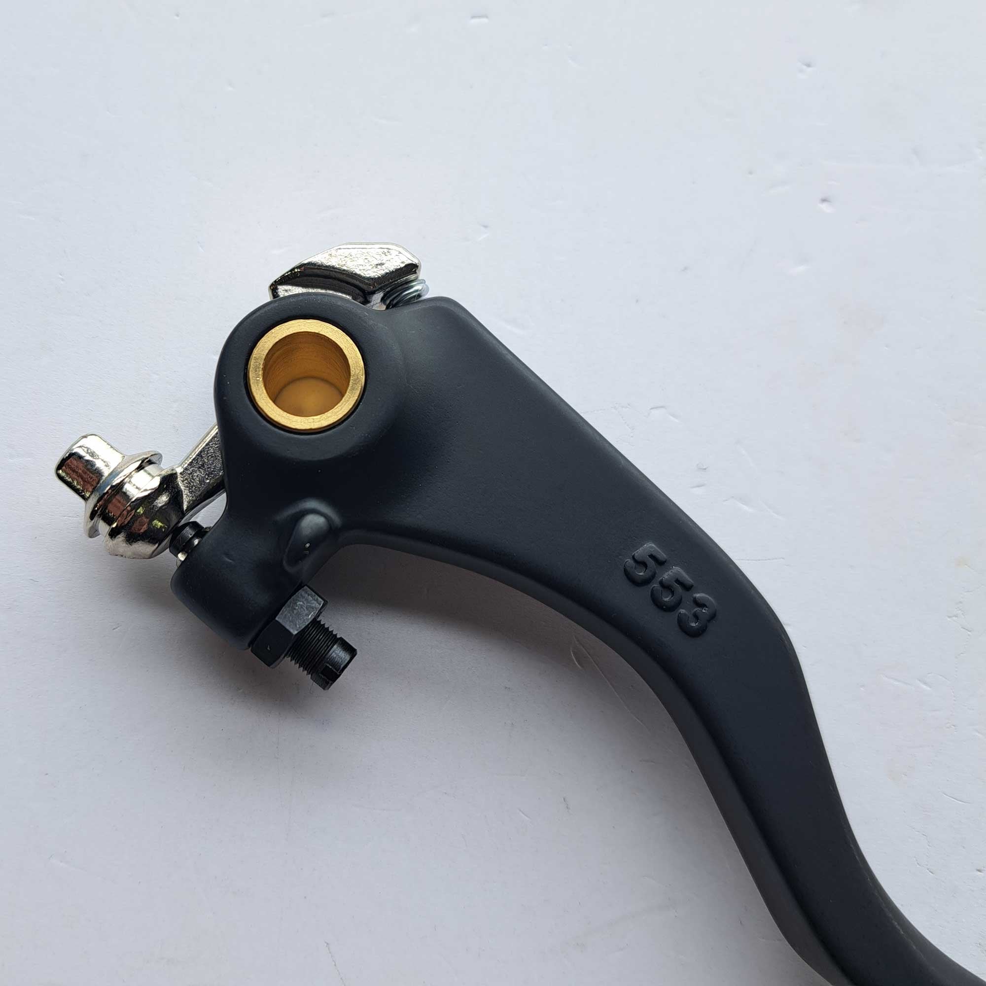 Apico - Front Brake Lever - LEB59 - Forged - KTM SX/SXF/EXC/EXCF 14-27, Husqvarna TC/FC 14-27, TE/FE 125-501 14-18  & 25-27, Gas Gas MC/MCF/EX/EXF 21-23, KXF450 24-27, STARK, Triumph, Sherco SE-R/F 15-27, TM 19-24