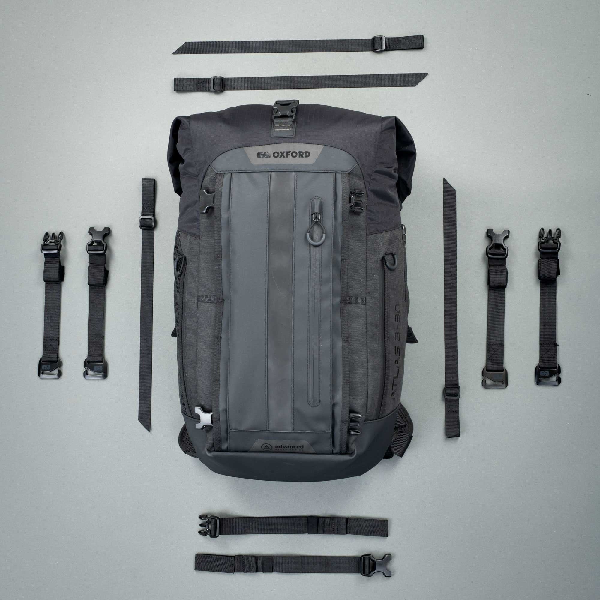 Oxford - Atlas - B-30 Advanced Backpack - Charcoal/Black (OL00402)