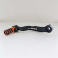 Apico - Gear Lever - Elite - KTM SX85 18-27, SX125/150 17-22, EXC150 17-23, XC-W125/150 17-22, Husqvarna TC85 18-27, TC125 17-22, TE150 17-23, TX125 17-23, Gas Gas MC85 21-27, MC125 21-23 - Black w/Orange