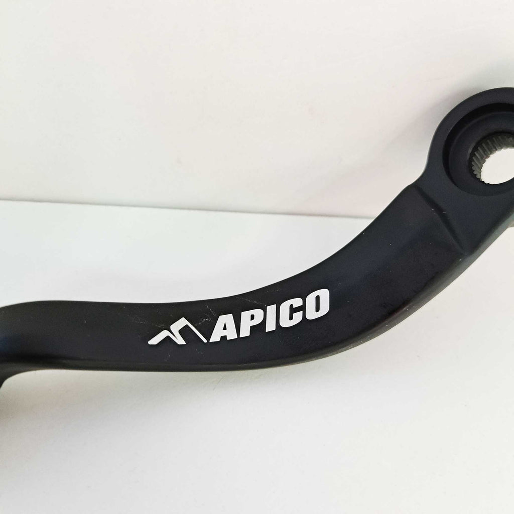 Apico - Gear Lever - Elite - KTM SX85 18-27, SX125/150 17-22, EXC150 17-23, XC-W125/150 17-22, Husqvarna TC85 18-27, TC125 17-22, TE150 17-23, TX125 17-23, Gas Gas MC85 21-27, MC125 21-23 - Black w/Orange