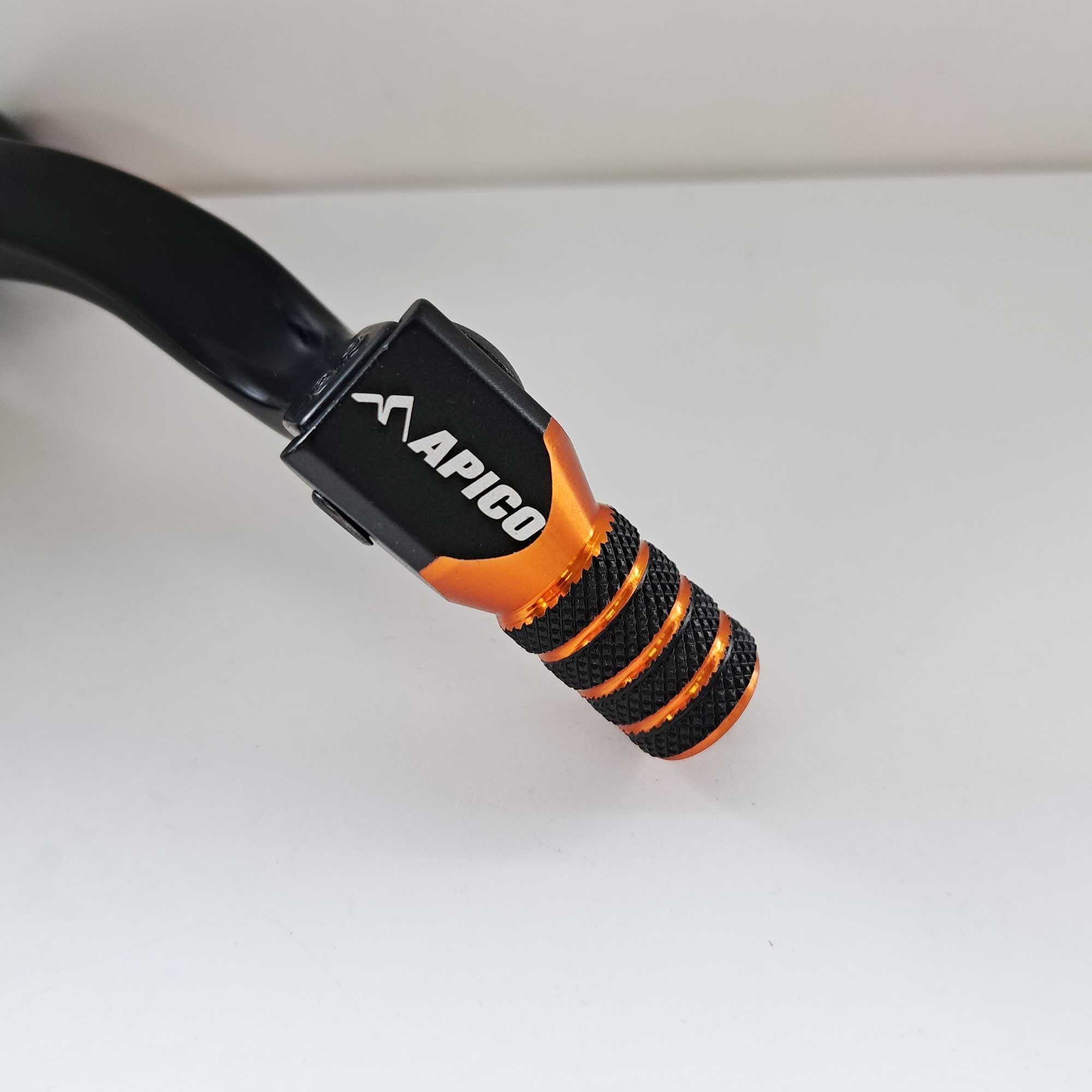 Apico - Gear Lever - Elite - KTM SX65 01-08, Beta Rev 80 03-08, Evo 80 09-24 - Black w/Orange