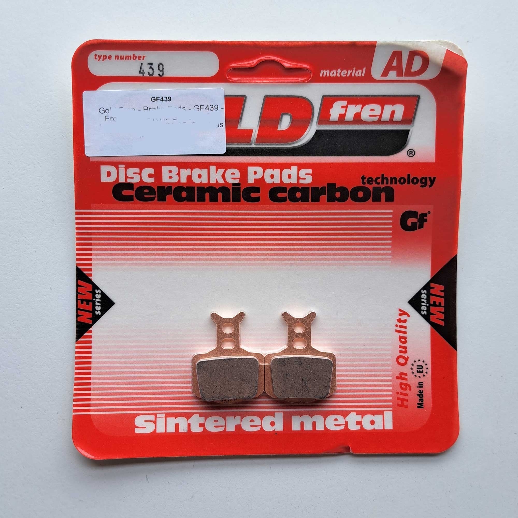 Gold Fren - Brake Pads - GF439 - Front/Rear - KTM SX50 24-26, Husqvarna TC50 24-26, Gas Gas MC50 24-26