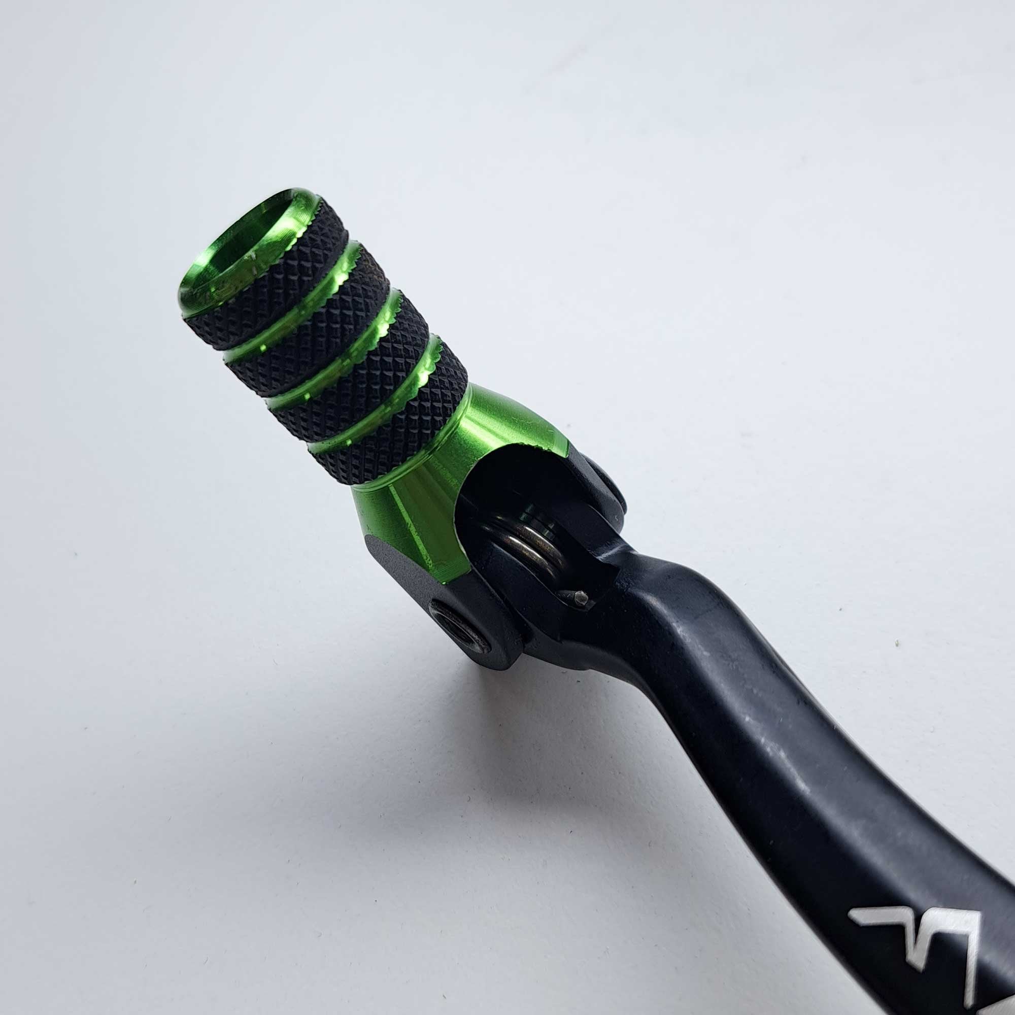 Apico - Gear Lever - Elite - KX65 00-26, RM65 03-05 - Black w/Green